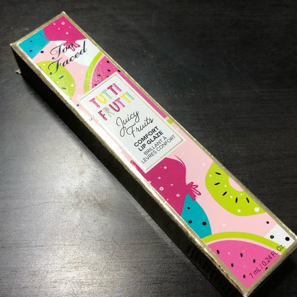 😍NWT Plum Crazy Tutti Frutti Gloss by Too Faced!😍 - Picture 8 of 12
